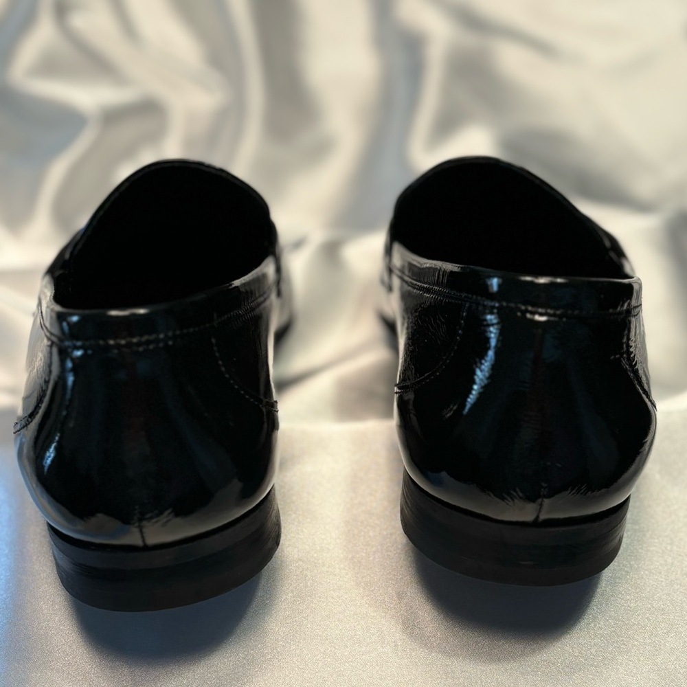 NEW Kurt Geiger London Men's Ali Bit Patent Leather Loafers - Picture 6 of 8